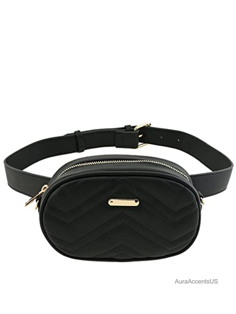 Quilted Small Versatile Fanny Pack Waist Bag Crossbody with Card Slots